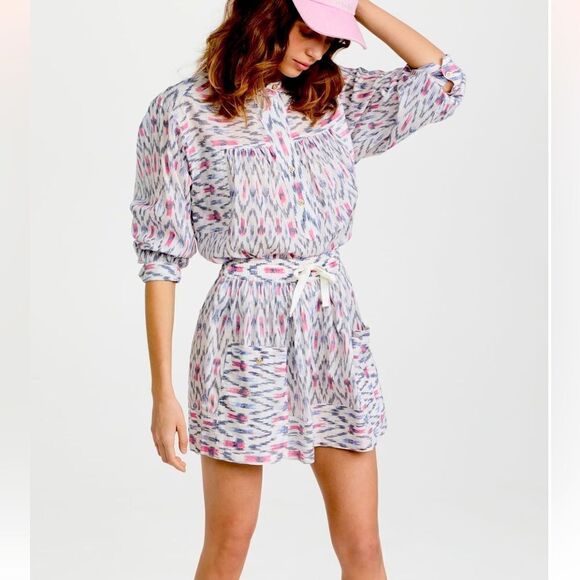 Isabel Marant Etoile Lehana Ikat Romper - Picture 1 of 9